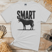 Smart Ass (Adult Unisex Tee) - White