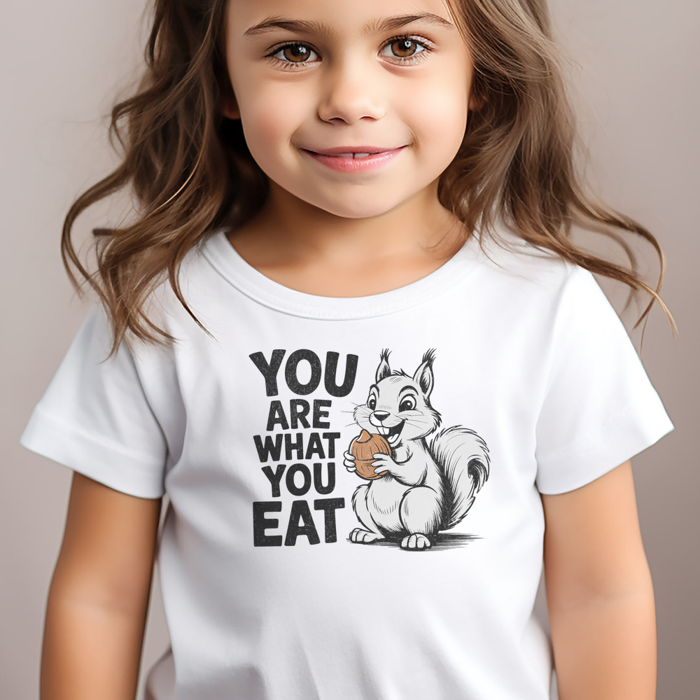 You Are What You Eat Toddler - White