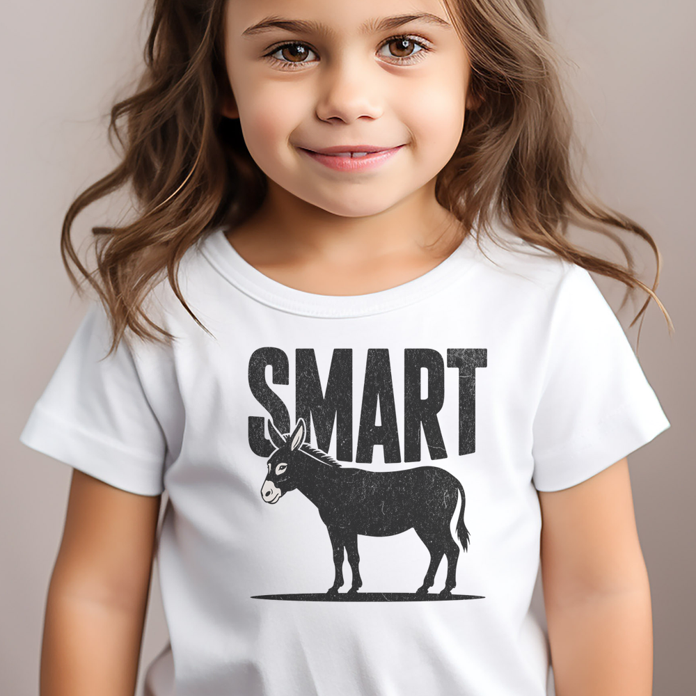 Smart Ass Toddler - White