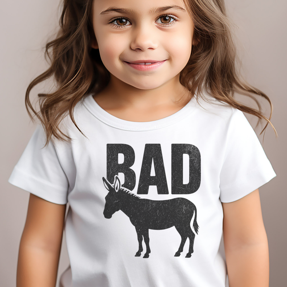 Bad Ass Toddler - White