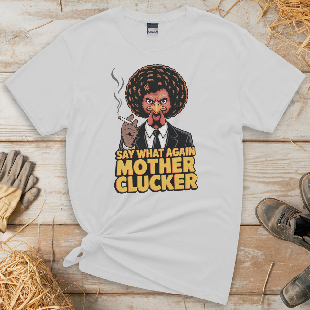 Pulp Chicken Adult Tee - White