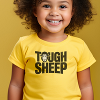 Tough Sheep Toddler T Shirt - Yellow