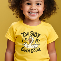 Silly Goose Toddler T Shirt - Yellow