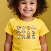 Barnyard Animals Toddler - Yellow