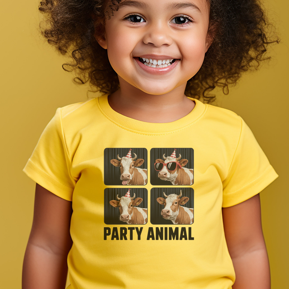 Party Animal Toddler Dark - Yellow