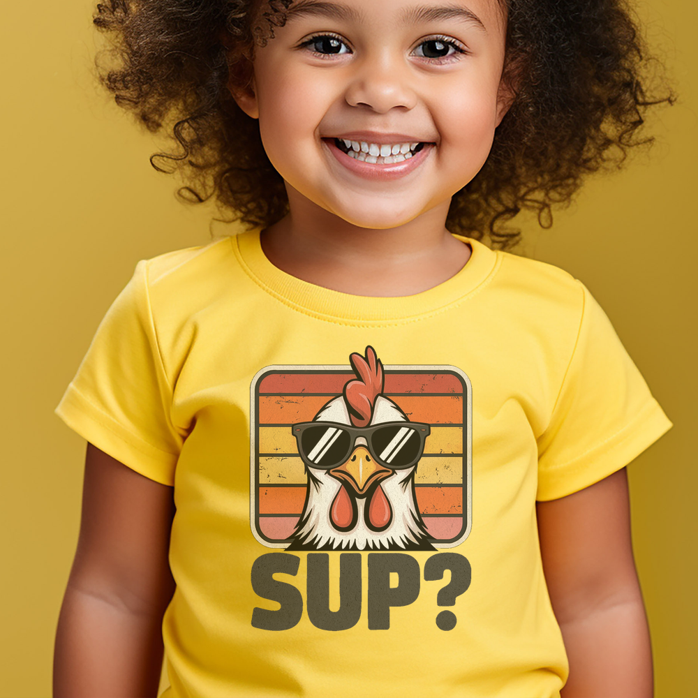Sup Toddler Tee - Yellow