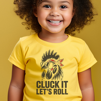 Lets Roll Toddler Tee - Yellow
