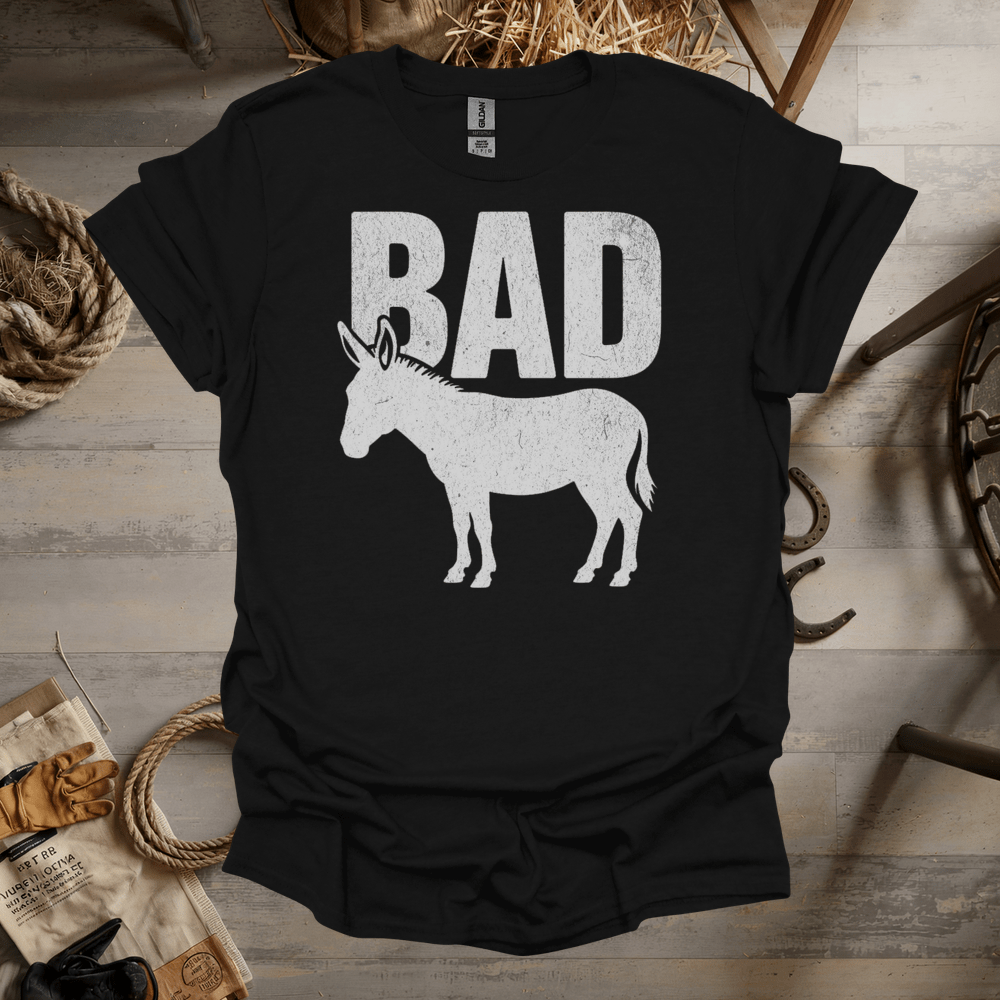 Bad Ass (Adult Unisex Tee) Black / S