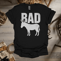 Bad Ass (Adult Unisex Tee) Black / S