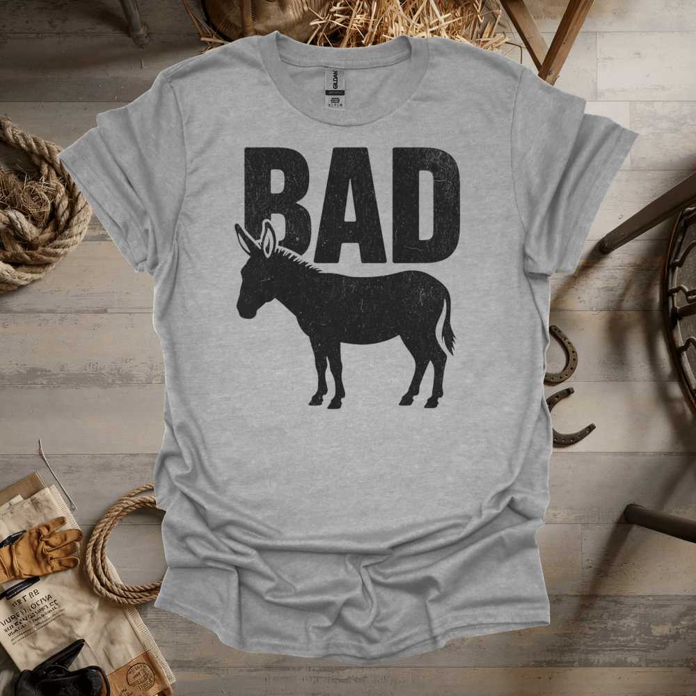 Bad Ass (Adult Unisex Tee) Sport Grey / S