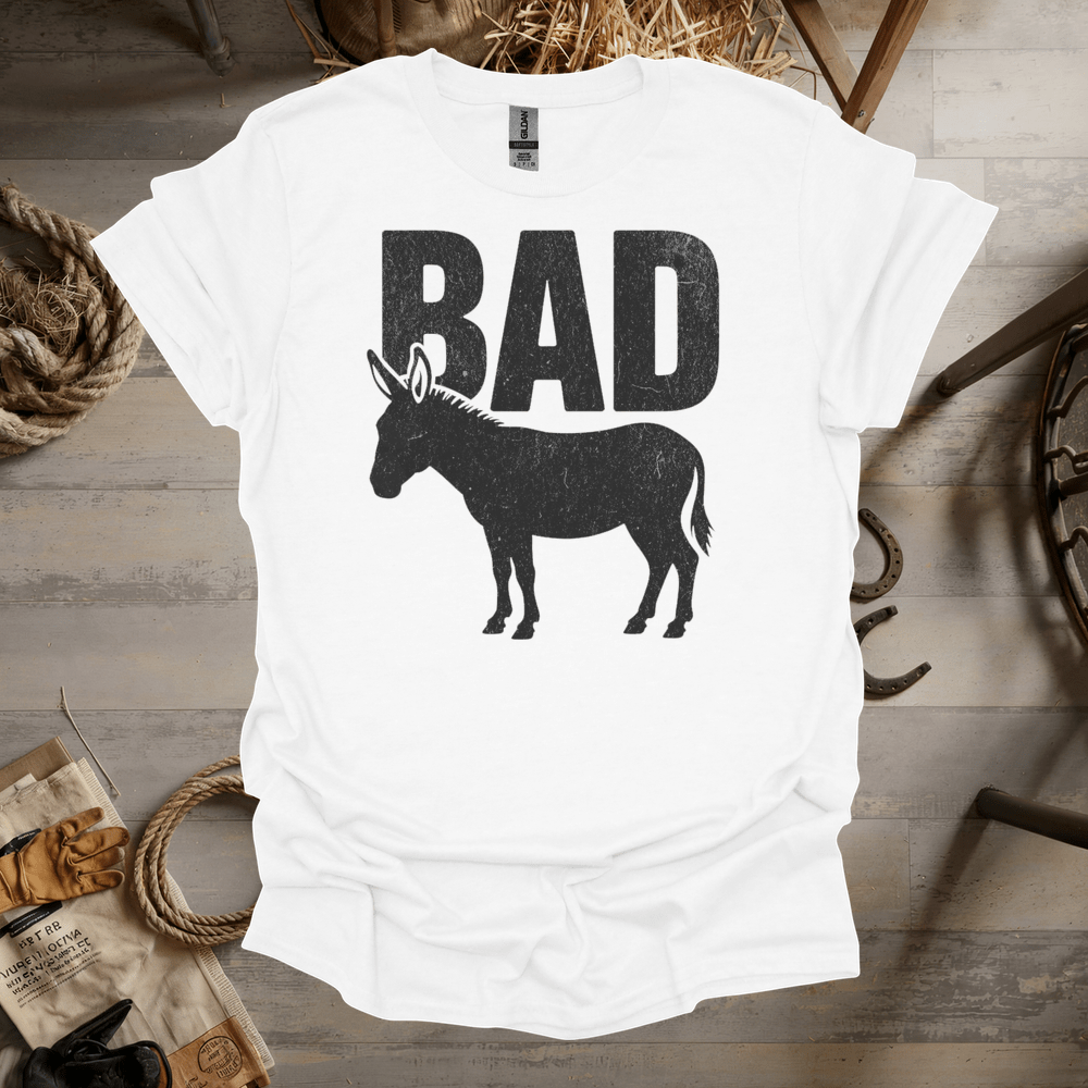 Bad Ass (Adult Unisex Tee) White / S