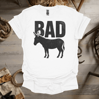 Bad Ass (Adult Unisex Tee) White / S