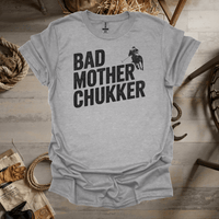Bad Mother Chukker Polo (Adult Unisex Tee) Sport Grey / S
