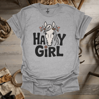 Hay Girl (Adult Unisex Tee) Sport Grey / S