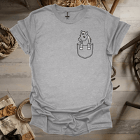 Horse In Pocket (Adult Unisex Tee) Sport Grey / S