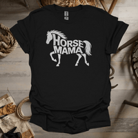 Horse Mama (Adult Unisex Tee) Black / S