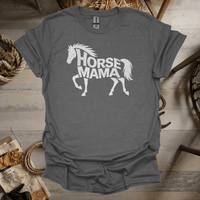 Horse Mama (Adult Unisex Tee) Graphite Heather / S