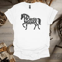 Horse Mama (Adult Unisex Tee) White / S