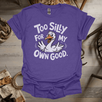 Silly Goose (Adult Unisex Tee) Heather Purple / S