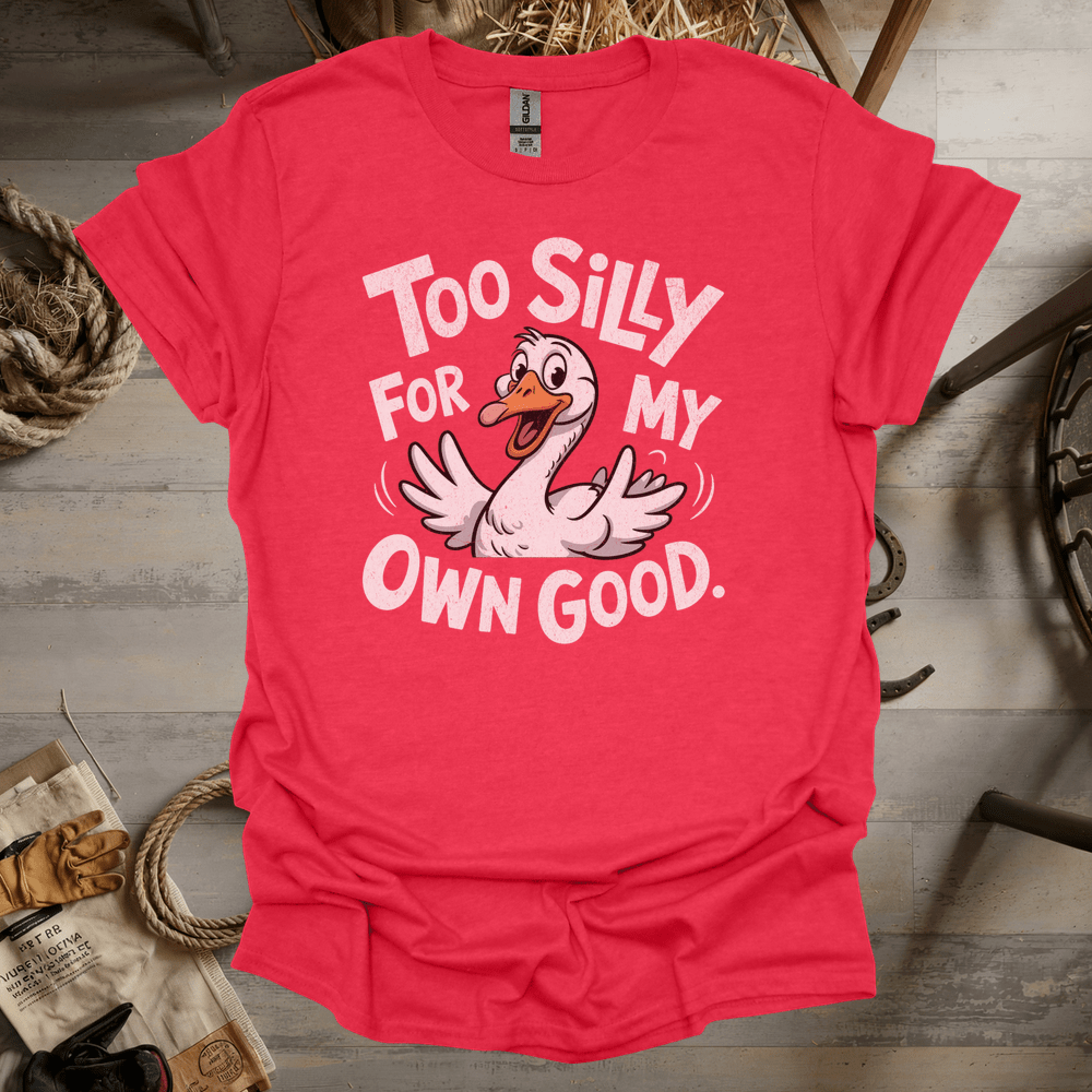 Silly Goose (Adult Unisex Tee) Heather Red / S