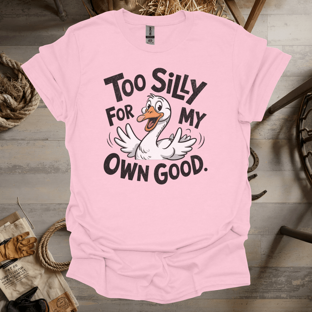 Silly Goose (Adult Unisex Tee) Light Pink / S